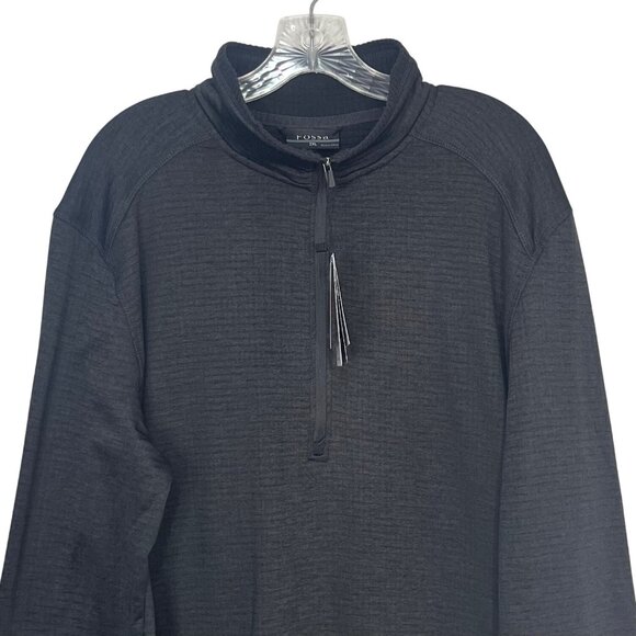 Fossa Laguna Pullover Shirt 1/4 Zip Mens 2XL Gray Size New - Picture 3 of 16